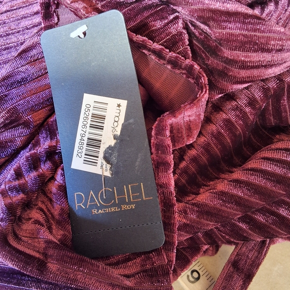 NWT RACHEL ROY NOMI RIBBED MIDI WRAP DRESS - Picture 12 of 13